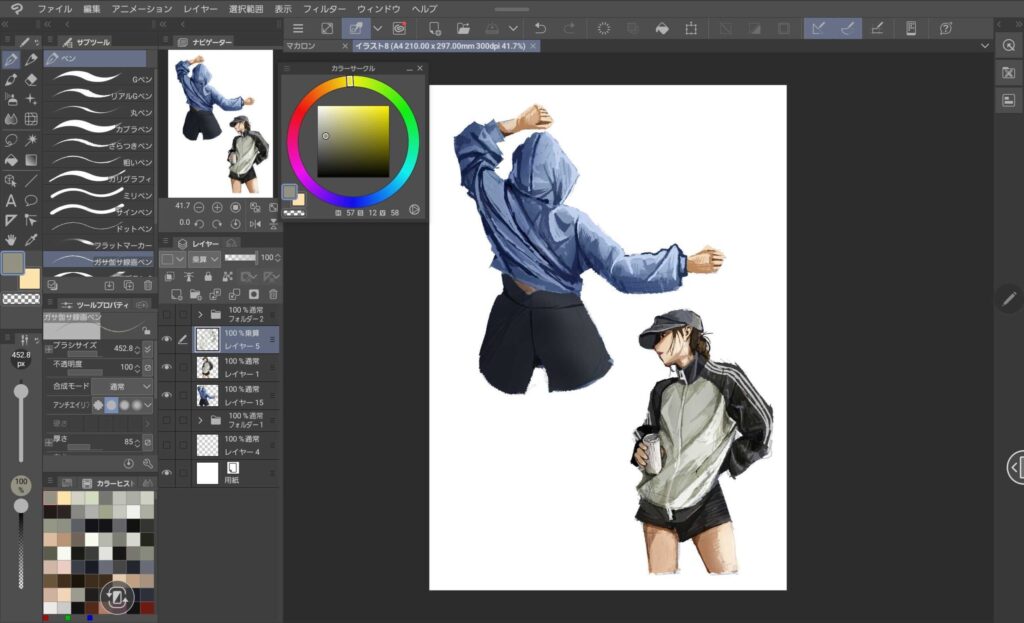 Galaxyで描いたスケッチ