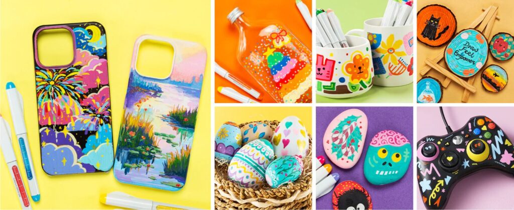 アクリルマーカーで描いたイラスト