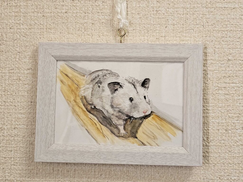 水彩とアクリルマーカーで描いた絵