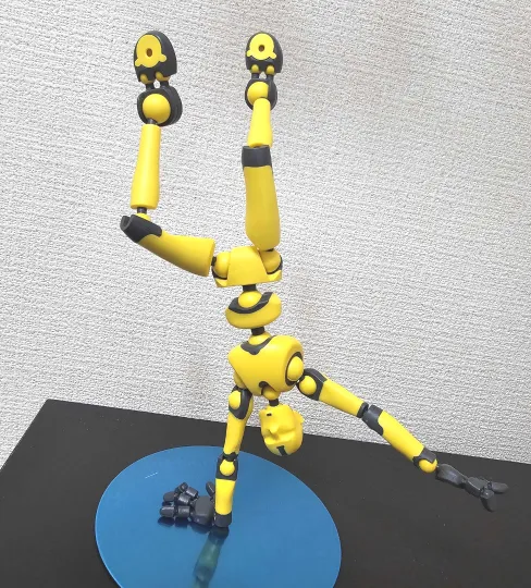 Stickybonesの逆立ちポーズ