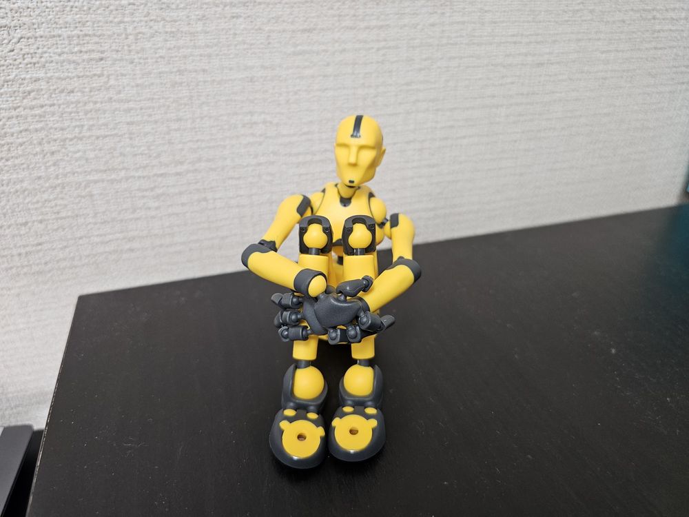 Stickybonesの体育座り