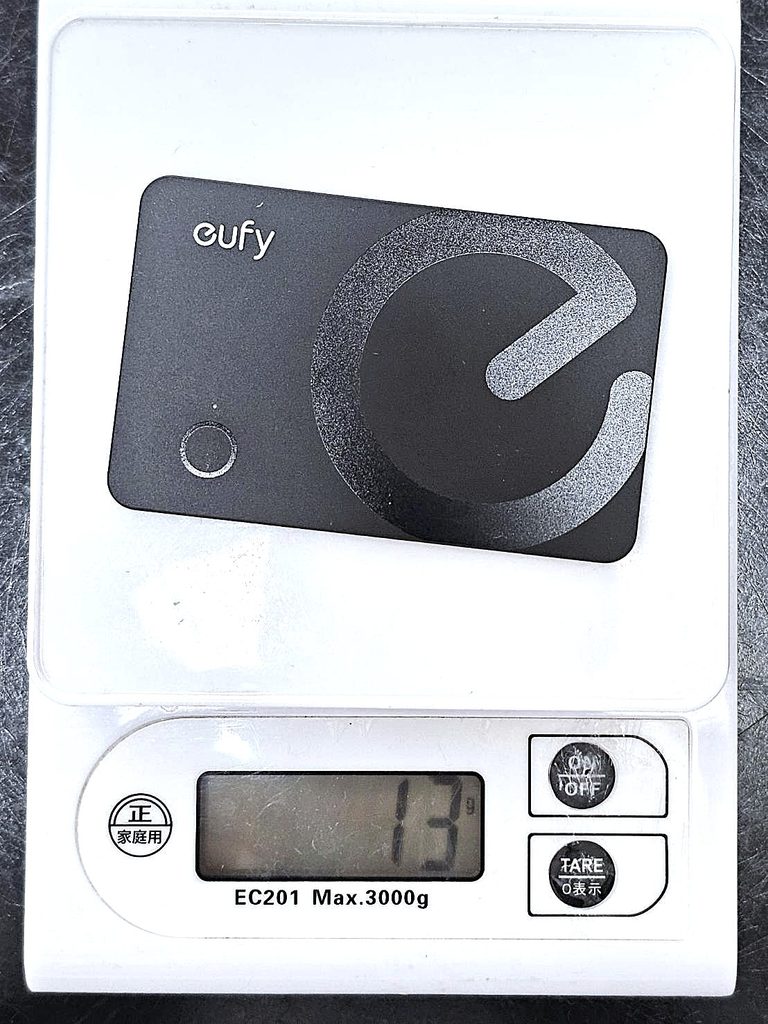Eufy SmartTrack Card E40の重さ